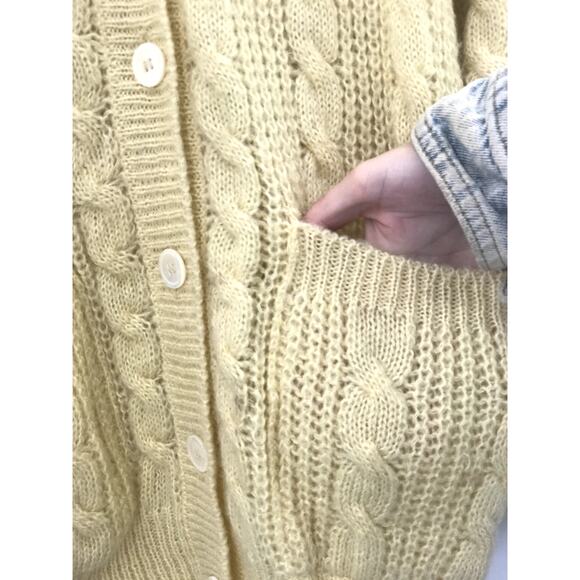 Vintage Adele Joyce Women's Front Buttons Cardigan Sweater Long Sleeves Granny - Picture 7 of 9